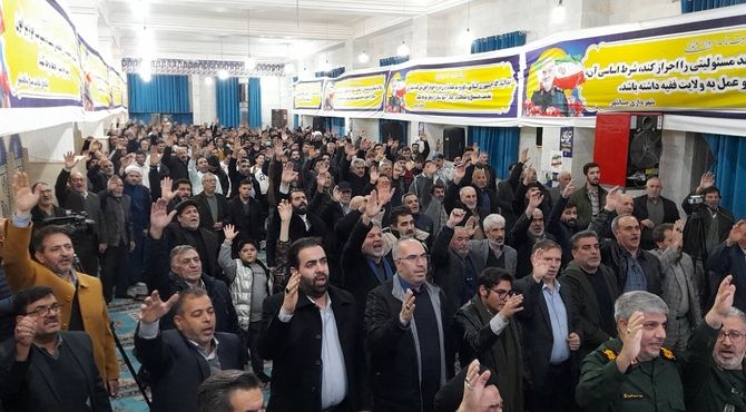 یادواره شهدای جبهه مقاومت و ششمین سالگرد حاج قاسم سلیمانی در مصلی صباشهر