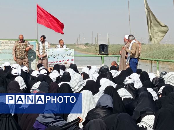 کاروان راهیان نور دانش‌آموزان دختر خراسان شمالی