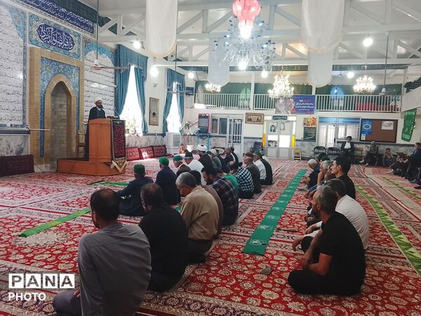 اقامه نماز جمعه عبادی سیاسی  در مسجد جامع شهربار نیشابور