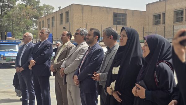 کاروان تجهیزات نوسازی، راهی مدارس اصفهان شد