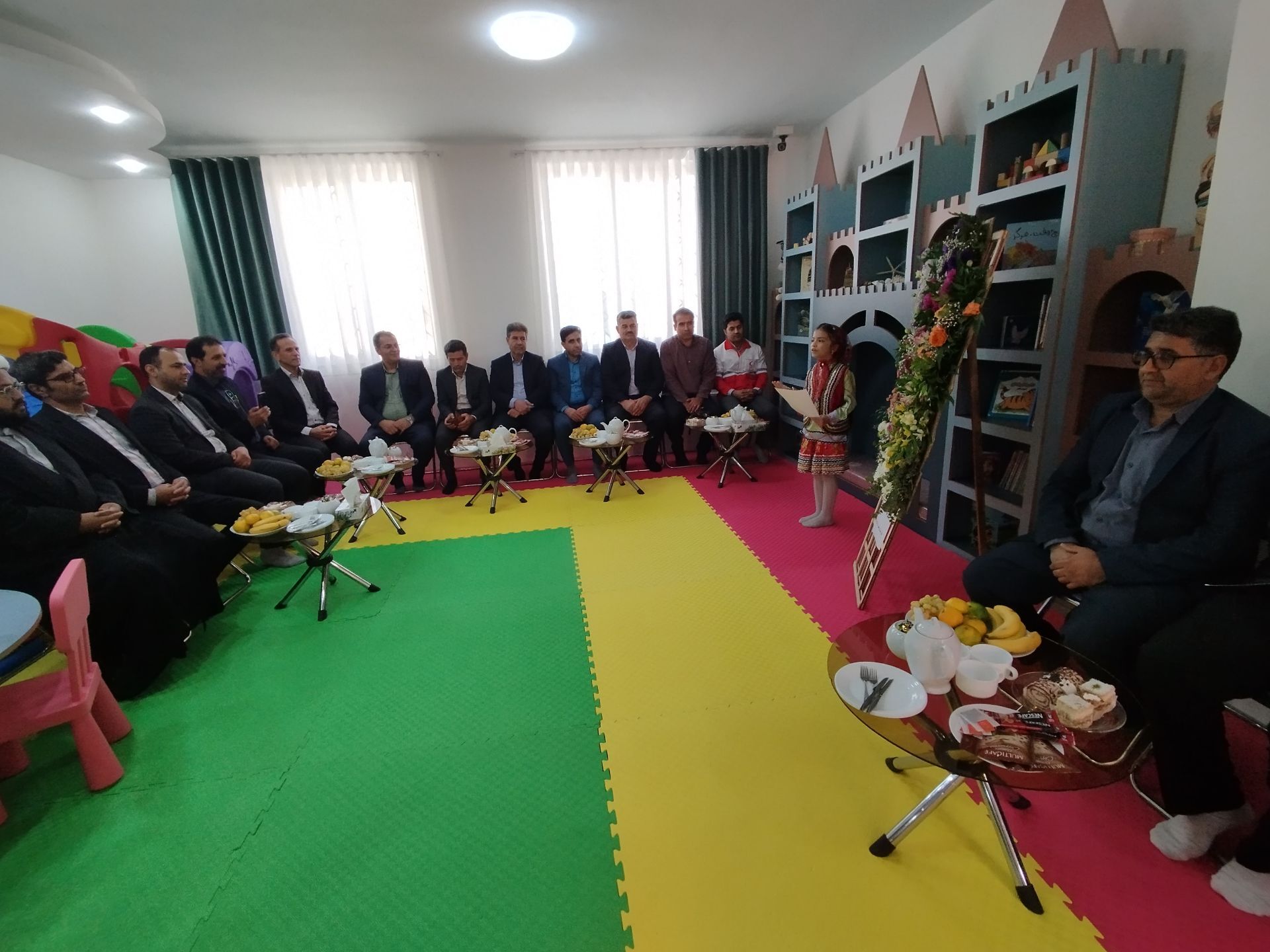 طنین زنگ غنچه ها در مهد کودک قصر فرشته‌های شهرستان شیروان