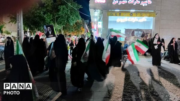 شب نود و هشتم شکوه حضور مردم در پیاده‌روی معنوی قاسم‌آباد