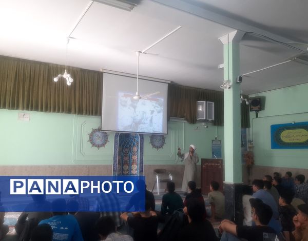 مراسم روایت‌گری شهدا در دبیرستان شاهد ابوذر غفاری نیشابور 