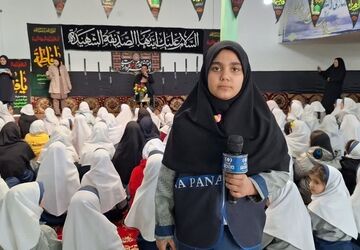 نوگلان فاطمی  ایزدخواست در سوگ یاس نبوی
