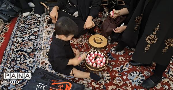 آیین شیرخوارگان حسینی در امام‌زاده احمد و محمود نظرآباد 
