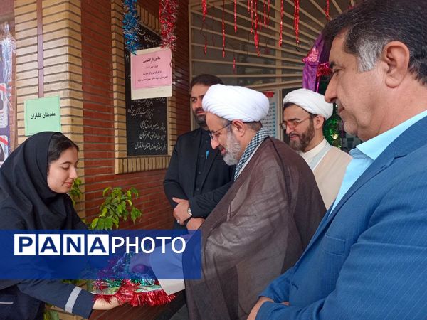 مانور بازگشایی مدارس در دبیرستان جمشیدنژاد شهرستان آمل 