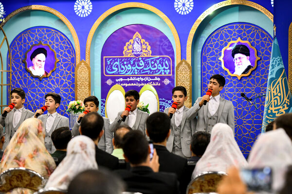 جشن ازدواج 150 زوج دانشجو در مسجد مقدس جمکران 