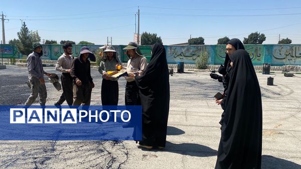 موکب دانش‌آموزی طریق‌الاقصی ناحیه سه کرمانشاه