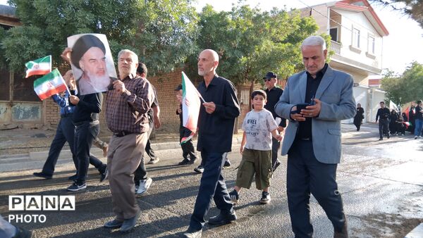 شورِ ارادت؛ رباط مراد در قاب تشییع نمادین رهبر شهید انقلاب