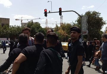 مراسم جاماندگان اربعین در مشهد مقدس