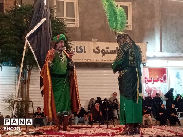 تعزیه‌خوانی در حسینیه امام حسن عسگری (علیه السلام) در تاسوعا و عاشورای حسینی 