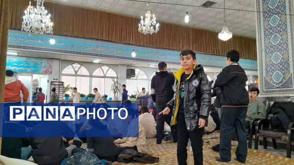 عزاداری شهادت حضرت فاطمه زهرا(س) در دبیرستان ابوریحان یک نیشابور