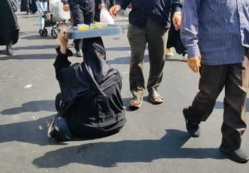 حضور بی‌نظیر مردم در مراسم جاماندگان اربعین حسینی 