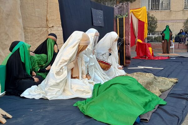 درخشش نمایش شهادت حضرت فاطمه(س) در مدرسه عباسقلی رهگذر