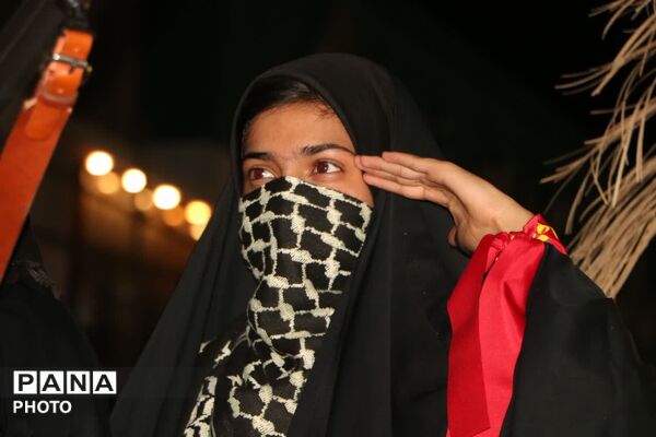رژه خودرویی دختران جان فدا در فهرج
