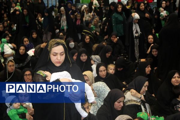 اجتماع بزرگ شیرخوارگان حسینی در حسینیه ثارالله یاسوج