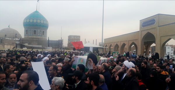 تشییع پیکر دو شهید مدافع وطن در قم 