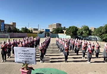 جلوه ای از فعالیت‌های دانش آموزان پیشتاز دبستان عدالت 