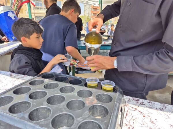 مراسم عزاداری ظهر عاشورا در هیئت الزهرا(س) نیشابور 