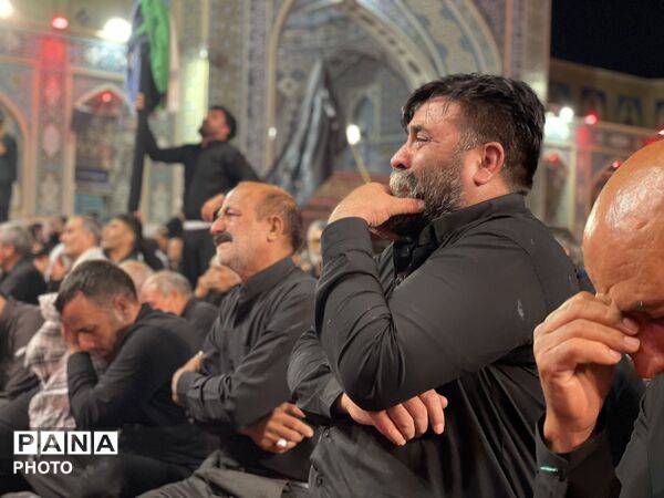 عزاداری سومین شب محرم در حریم سلطان آهو علی بن موسی الرضا(ع)