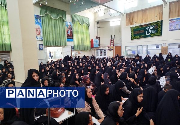 مراسم ظهر تاسوعا حسینی در مسجد شهدای گمنام 