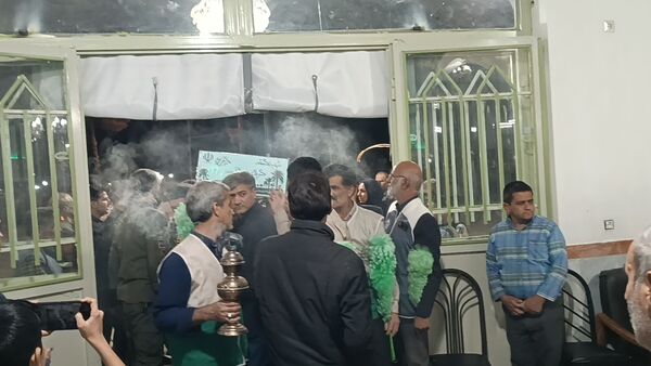 تشییع پیکر شهید گمنام در شهرستان کاشمر 