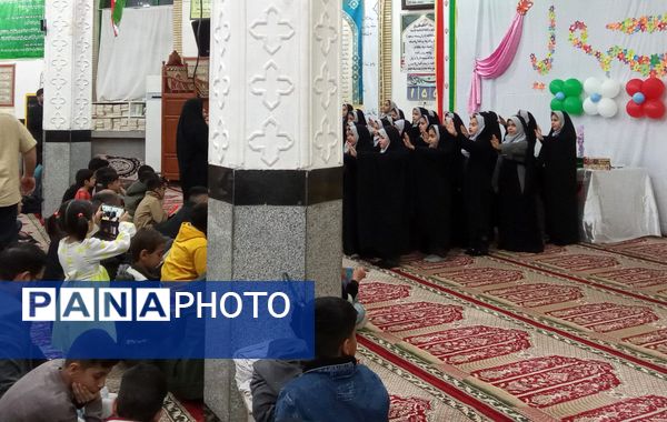 جشن ولادت حضرت مهدی (ع) در مسجد جامع شهر کندر