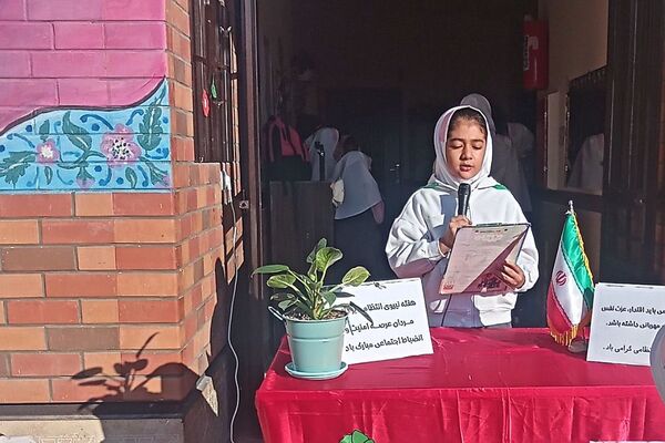 مراسم گرامیداشت هفته نیروی انتظامی در مدارس شهرستان فیروزکوه