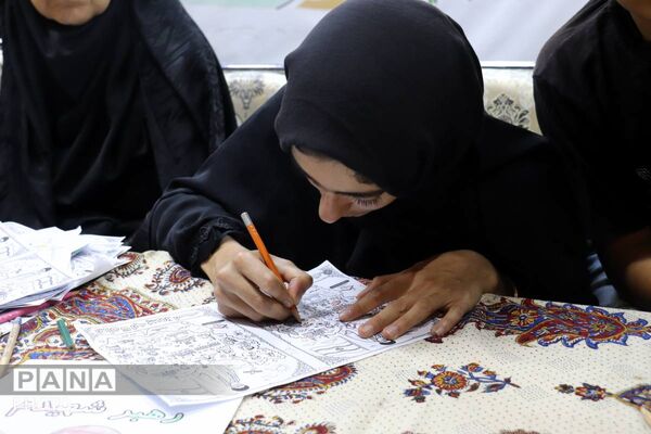طنین میثاق با رهبر شهید در سوگواره شبانه فرهنگیان و دانش‌آموزان ناحیه ۲ تبریز