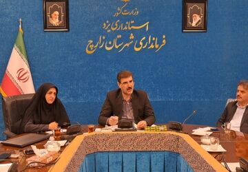 نشست خبری فرماندار زارچ با اصحاب رسانه