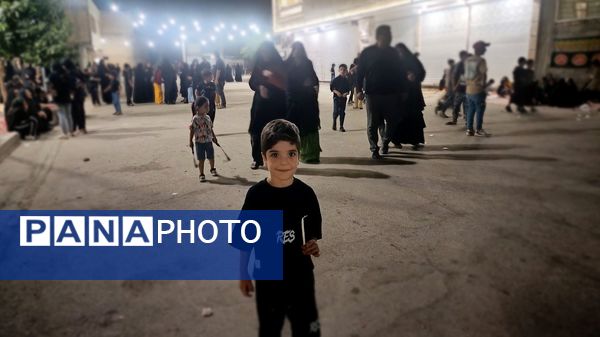 مراسم شام‌غریبان حسینی در شهرستان خانمیرزا