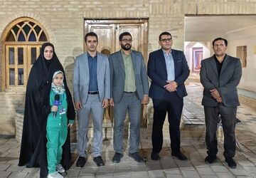 آیین تکریم پیشکسوتان فرهنگی بخش مرکزی شهرستان جرقویه در ارگ تاریخی محمدآباد