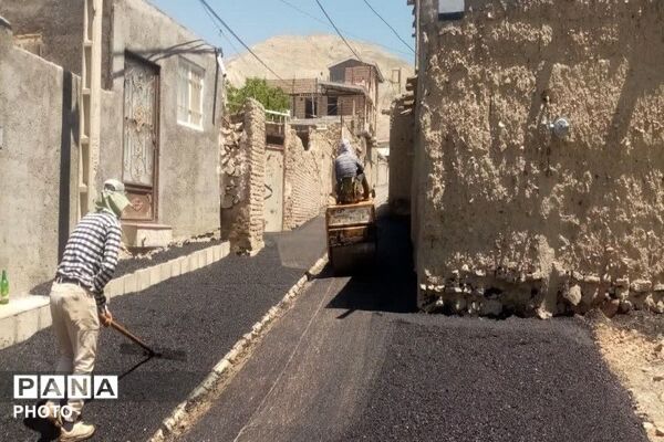 آسفالت کوچه‌های فرعی خیابان‌های شهر بار