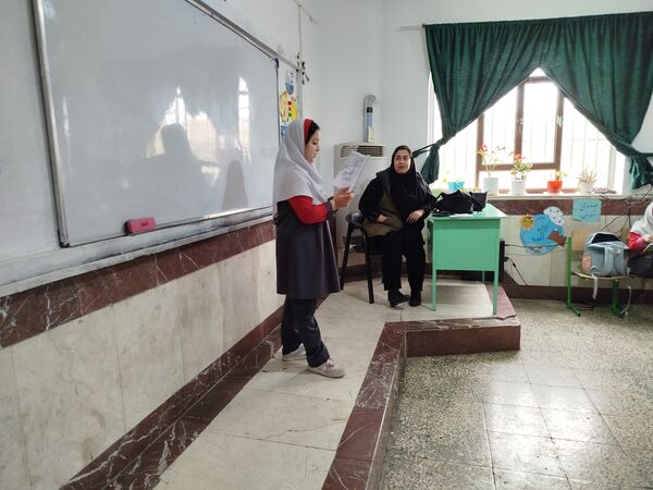 طرح کالک‌نویسی کانون یاران در مدرسه پیامبر اعظم آشخانه