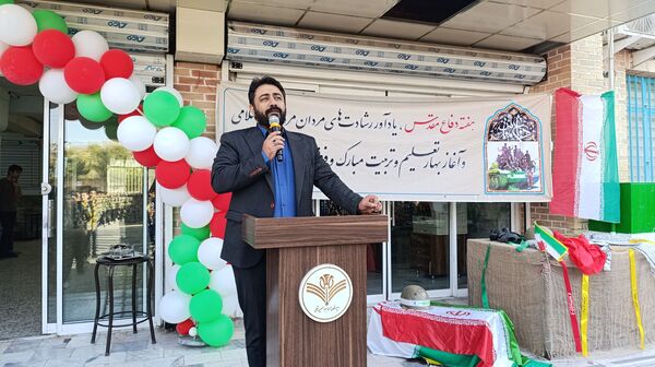 شروع سال تحصیلی در دبیرستان متوسطه اول عبدالحسین قفلی