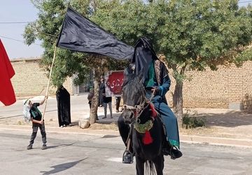 مراسم عزاداری روز تاسوعا در هیئت عربان علمدار حسین(ع) 