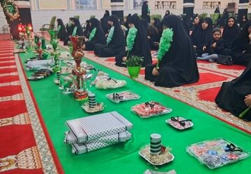 مراسم سوگواری حضرت رقیه(س) در مسجد امام باقر (ع) 