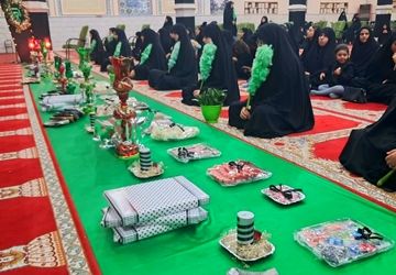 مراسم سوگواری حضرت رقیه(س) در مسجد امام باقر (ع) 