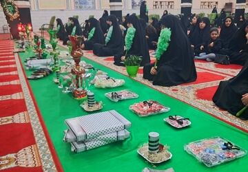مراسم سوگواری حضرت رقیه(س) در مسجد امام باقر (ع) 