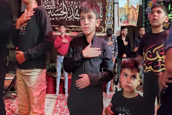 مراسم عزاداری شب ششم محرم در شهر بار نیشابور 