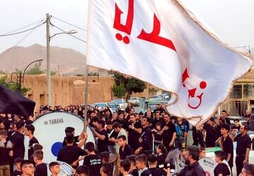 عزاداری پرشور مردم روستای جلماجرد در عاشورای حسینی