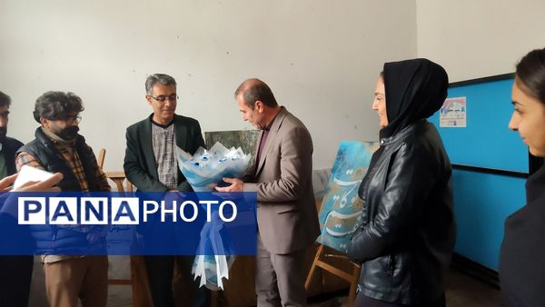 نمایشگاه ماها در هنرستان بصیرت آشخانه