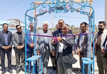 افتتاح چمن به یادِ «شهید بنیامین جنگجو» در بم