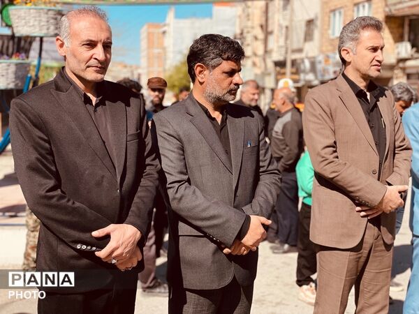 مردم گالیکش کفن پوش به میدان آمدند
