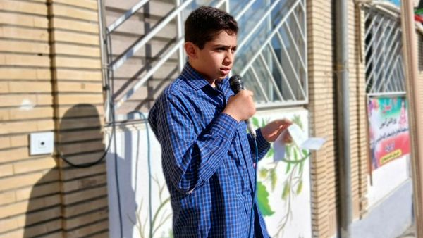 عطر خدمت و معنویت در دبیرستان شاهد آمل