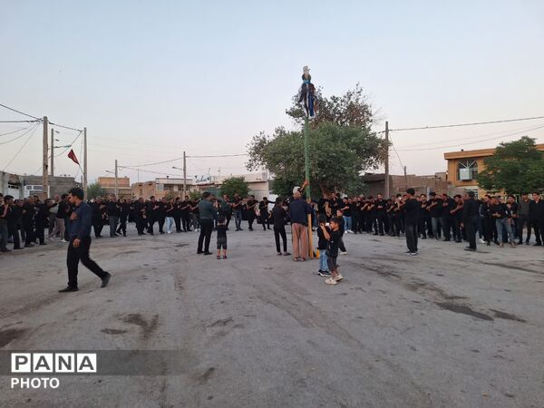 مراسم عصر روز عاشورا در روستای احمد آباد