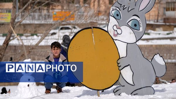 جشنواره آدم برفی در ارومیه