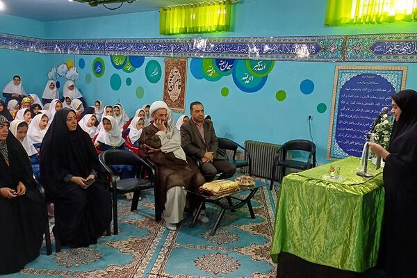 مراسم ولادت حضرت زینب(س) در دبستان صابران یک شهریار
