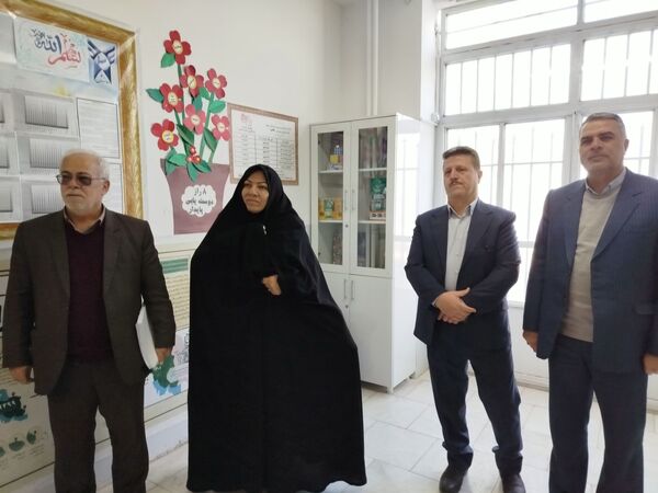 بازدید ارزیاب مدارس سما استان خراسان رضوی از دبیرستان پسرانه متوسطه اول سما شهرستان کاشمر 