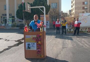 مانور زلزله در هنرستان محمودیه شهرستان بجنورد 